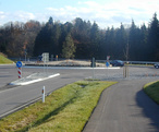 A view of the roundabout