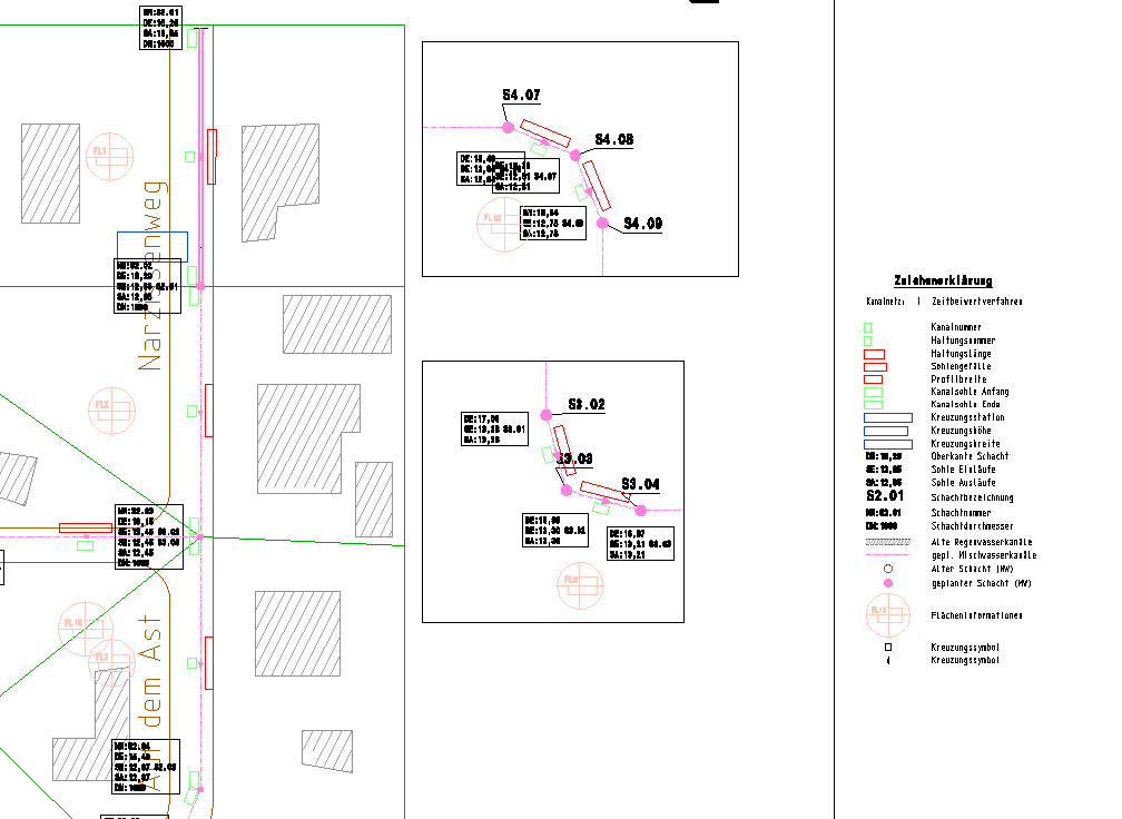 Base Map Drawing - Sewer