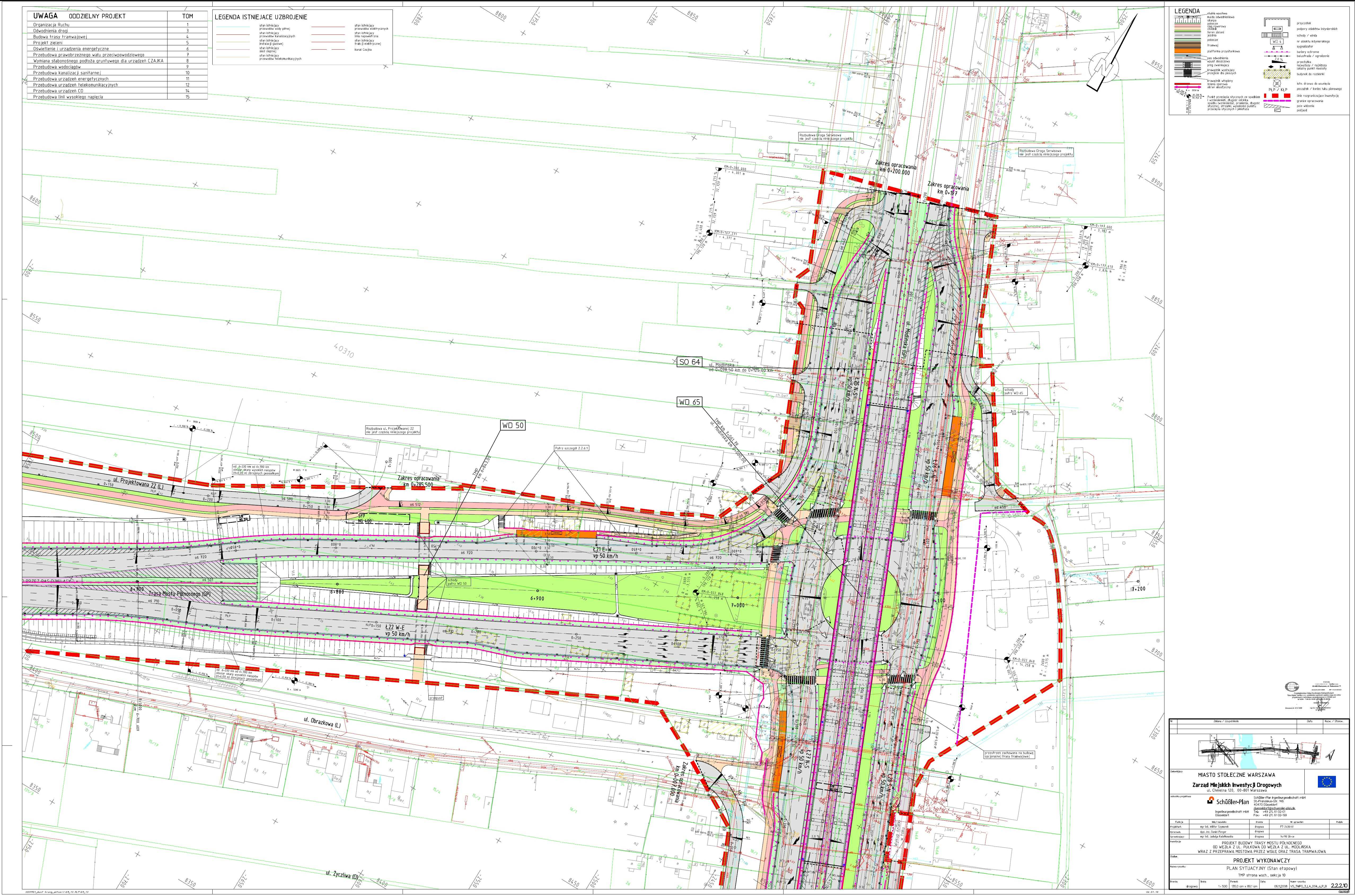 Modlinska – komplexer Verknüpfungspunkt mehrerer Verkehrsarten.