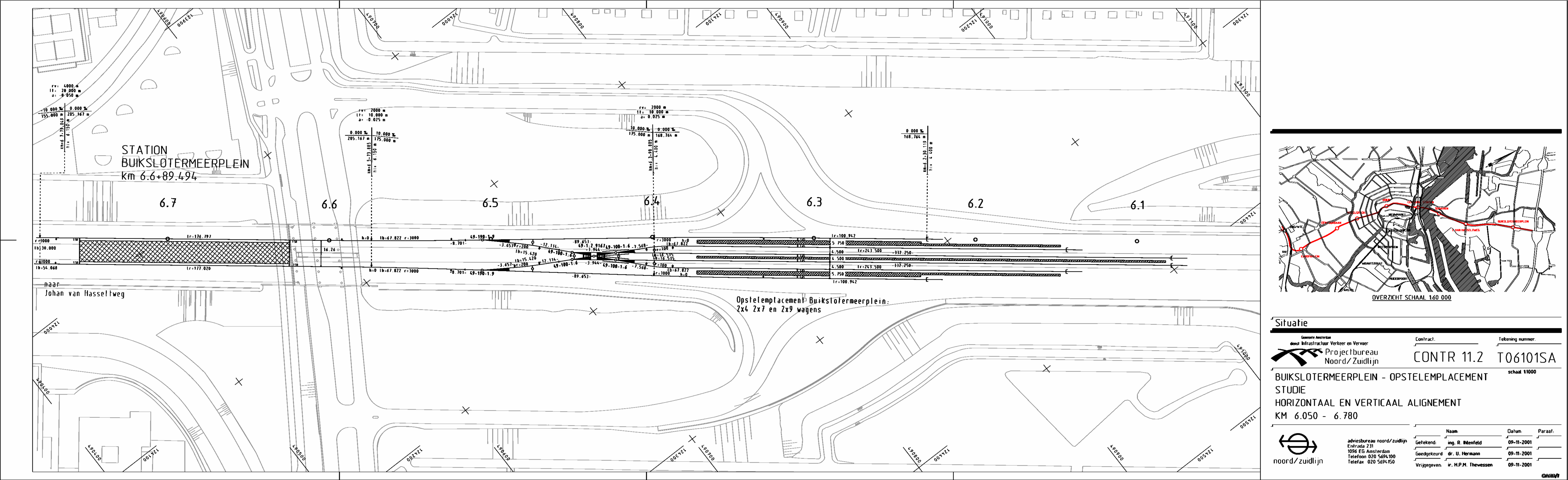 The new planned underground line in Amsterdam.