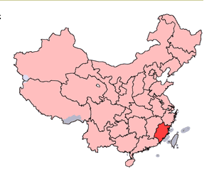 Provinz Fujian.
