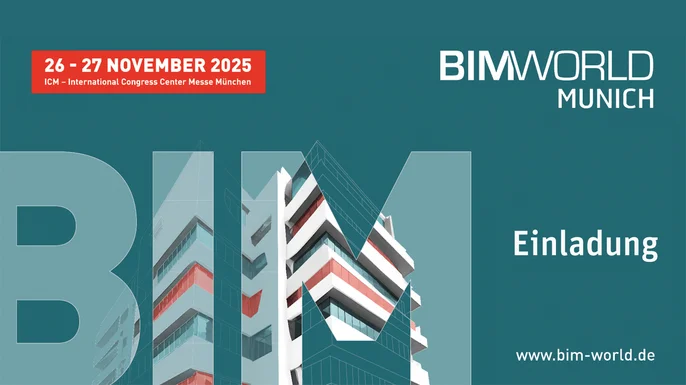 Sie sehen das Signet der Messe BIM World.