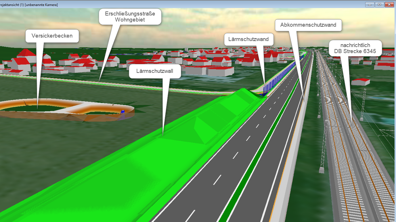 Bild 7: Beispiel für eine Visualisierung aus dem Planungsmodell.