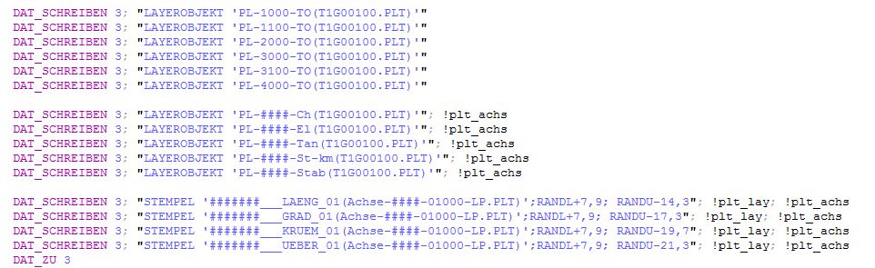 Abb. 8 – Beispiel mit Verwendung der Achsnummer als Variable.